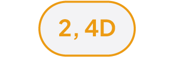 2, 4D